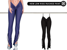 Addams // Hem Low Rise Ruched Pant // N*30