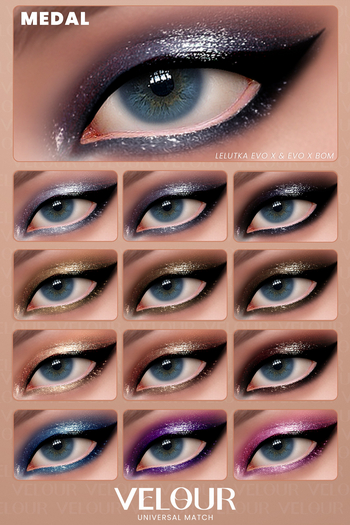 VELOUR "MEDAL" EYESHADOW