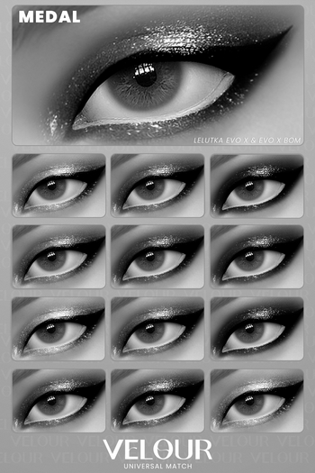 VELOUR "MEDAL" EYESHADOW DEMO