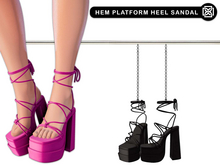 Addams // Hem Platform Heel Sandal // N*29