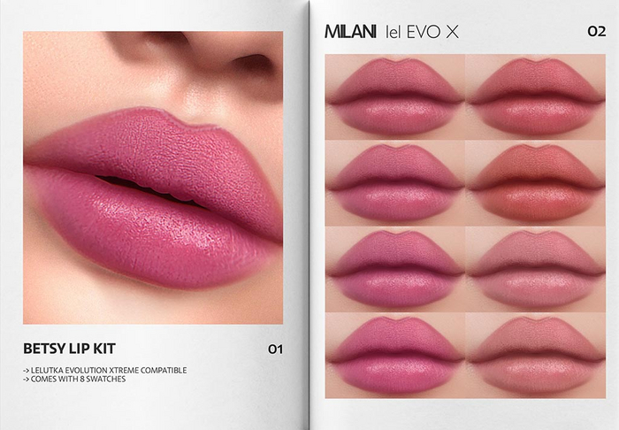 MILANI - "BETSY" LIP KIT / DEMO