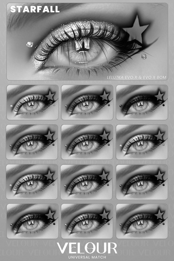 VELOUR "STARFALL" EYESHADOW DEMO