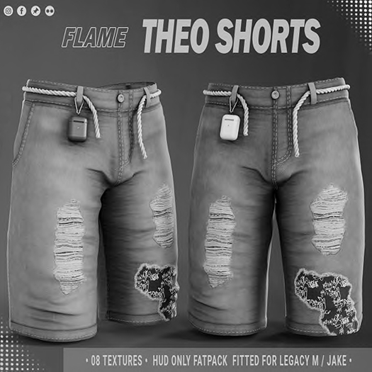 Flame Theo Shorts (DEMO)
