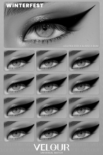 VELOUR "WINTERFEST" EYESHADOW DEMO