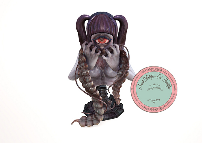 00_{-MK-} Cyclops Zombie Girl (2Li) RARE