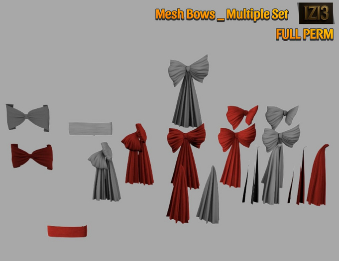Mesh Bows _ Multiple Set _ Full Perm
