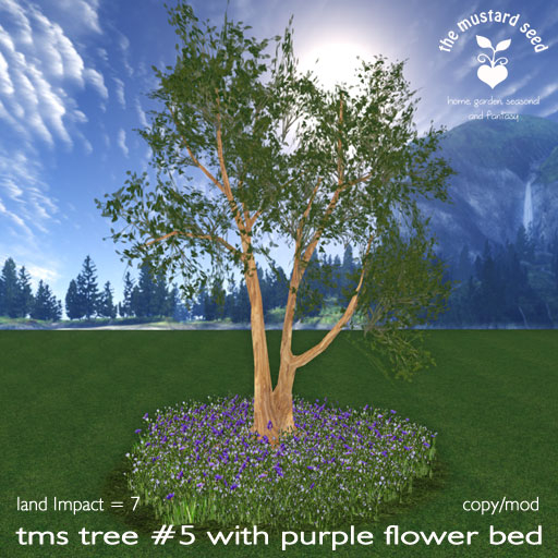 tms tree #5 with purple flower bed *ADD*