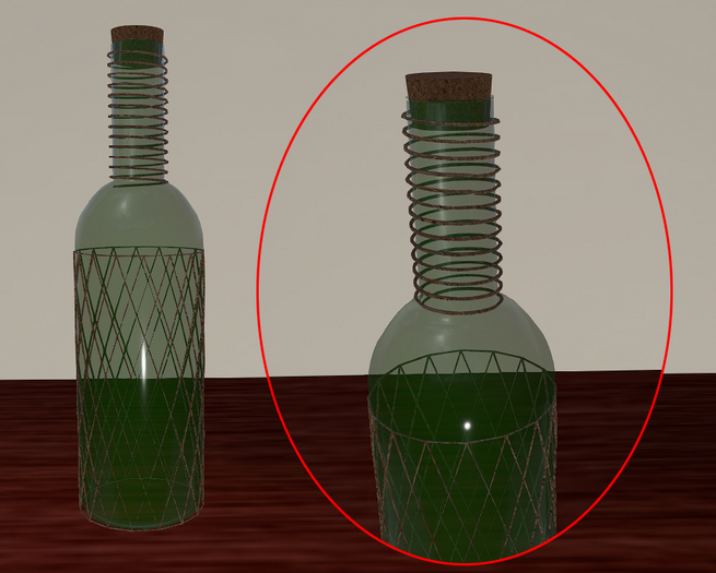 Wrapped Bottle Color Change PBR