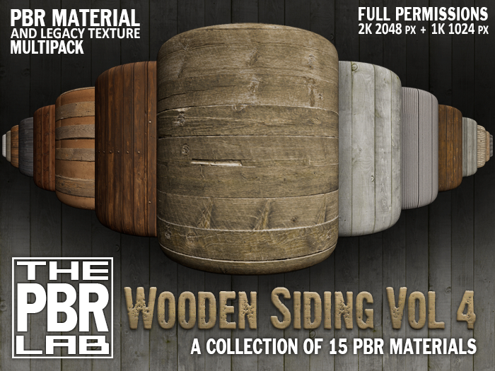 The PBR Lab - Wooden Siding Vol 4 Multipack