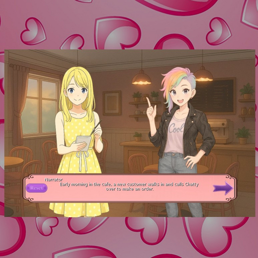 Chatty's Cafe Adventure Visual Novel