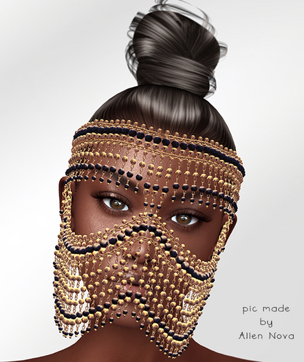 17 Chain Mask-[GIULIADESIGN] -YNAYA-ultrarare - SALE !