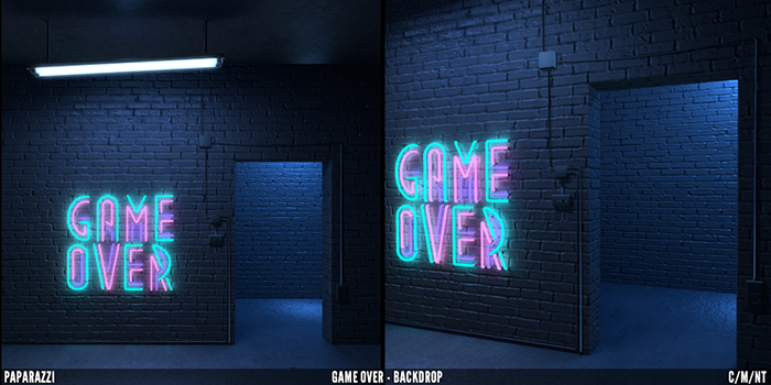 Paparazzi - BACKDROP - Game Over 1