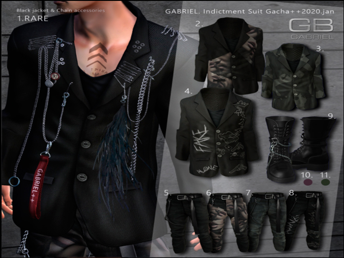 ::GB:: Indictment  Set BLACK RARE - Legacy