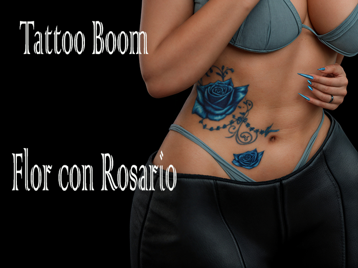 flor con rosario