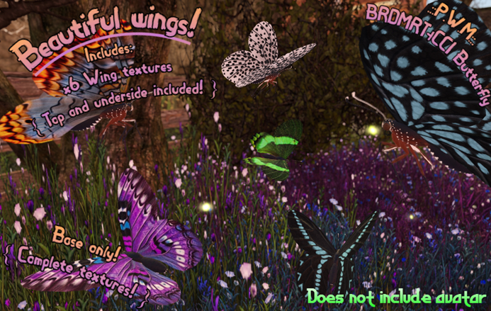 [ PWM ] BRDMRT+CCI Butterfly - Beautiful wings {pack}