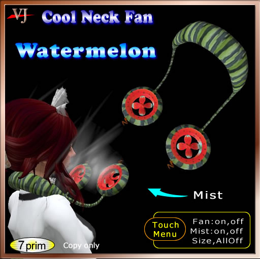 Cool Neck Fan Watermelon