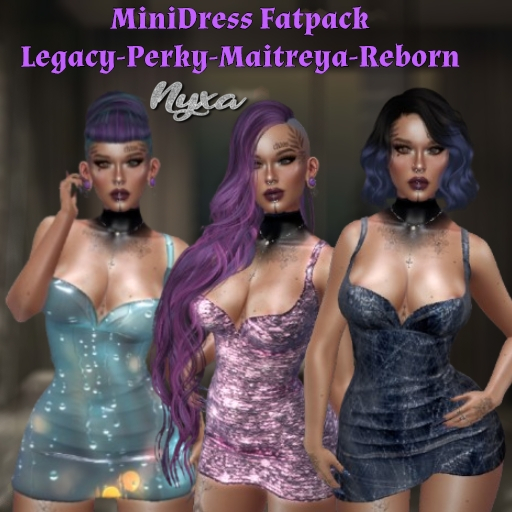 Nyxa 3 MiniDress Fatpack All Sizes ADD ME