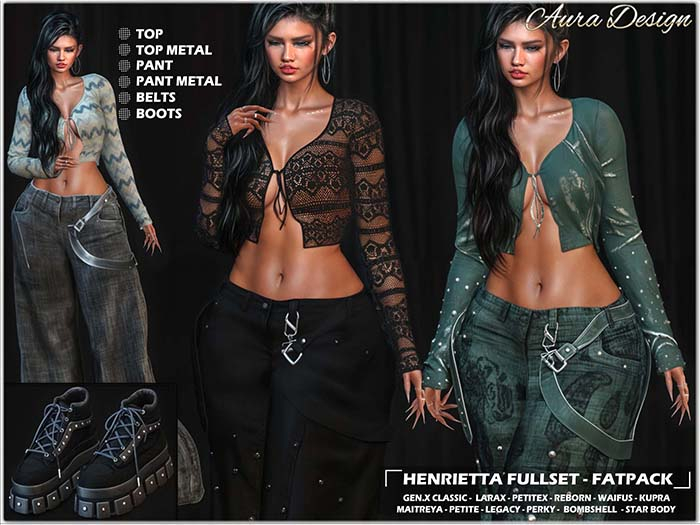 [Aura Design] Henrietta FULLSET - FATPACK  