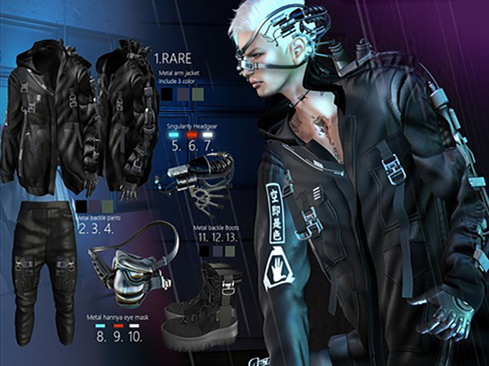 ::GB:: Singularity Set /Black (Signature)+RARE