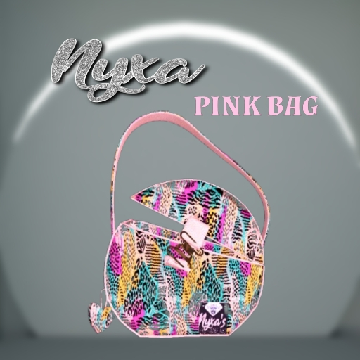 NY Colorful Round Pink Bag