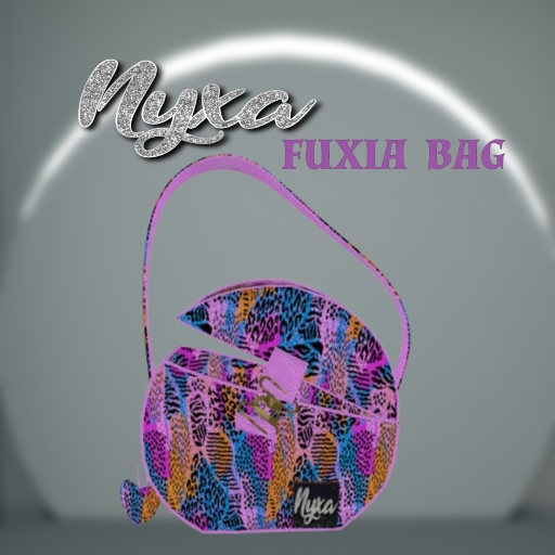 NY Colorful Round Fuxia Bag