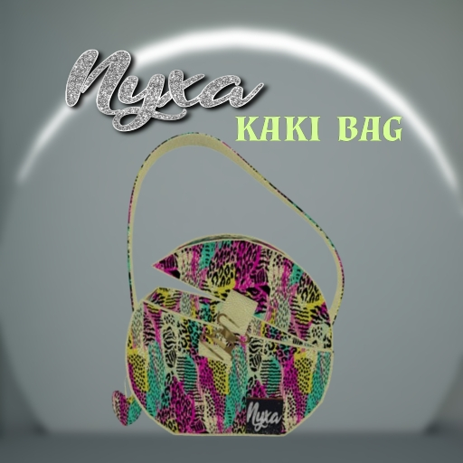 NY Colorful Round Kaki Bag