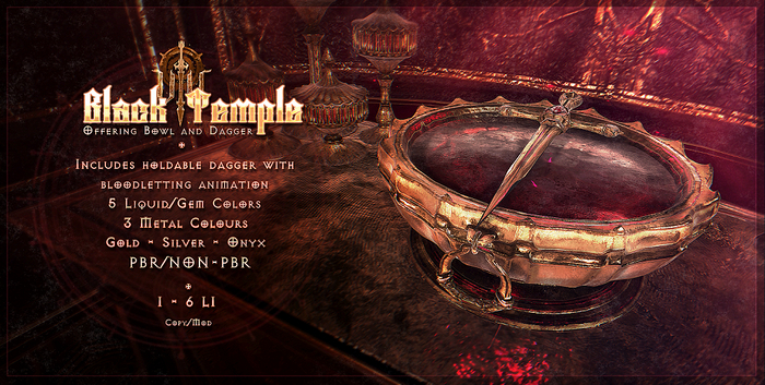 /Vae Victis\ - "Black Temple" - Ritual Bowl & Dagger