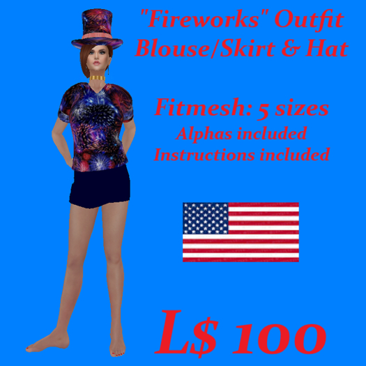 Fireworks Outfit-Female