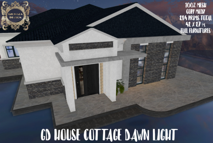 GD HOUSE COTTAGE DAWN LIGHT