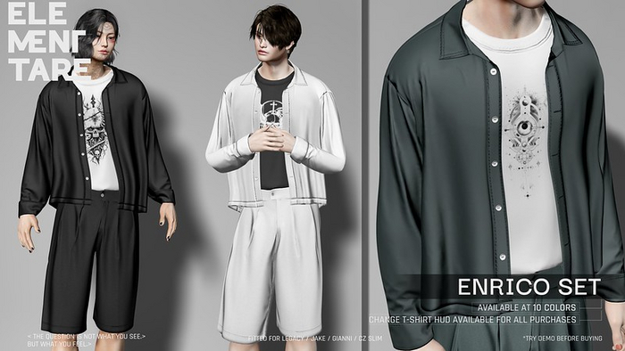 [Elementtare] Enrico Shorts -Fatpack