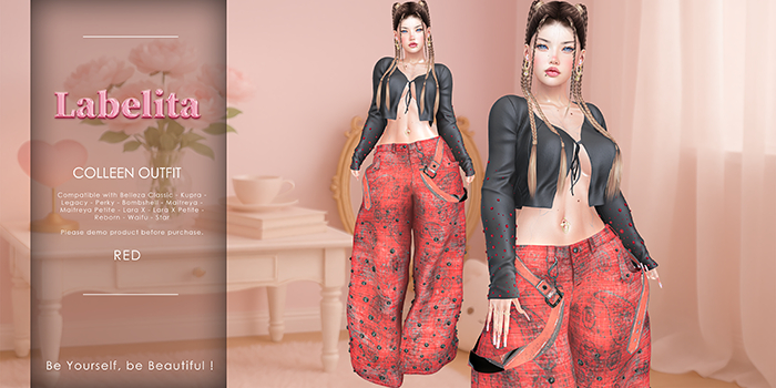 [LABELITA] Colleen Outfit Red