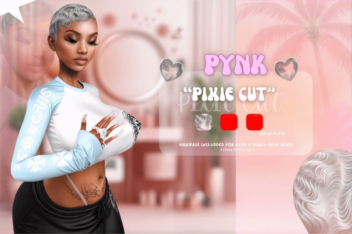$$$//PYNK: pixie Hair