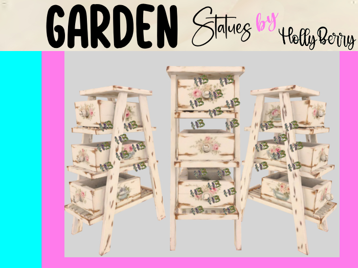 HB: Shabby Chic Drawer Ladder FuLL PERM