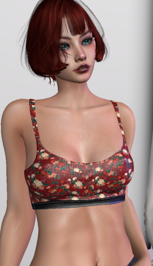 [OwlMuffins] Workout Top - Roses pack