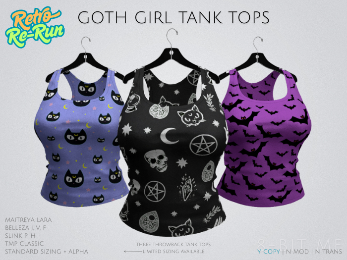 Goth Girl Tank Tops Package