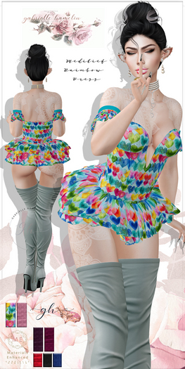 {GH} Medilief  Rainbow Colours Tinting Dress