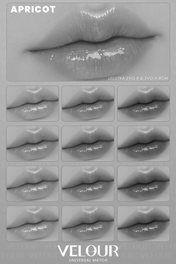 VELOUR "APRICOT" FADED LIPSTICK DEMO