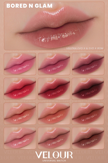 VELOUR "BORED N GLAM" FADED LIPSTICK