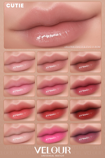 VELOUR "CUTIE" FADED LIPSTICK