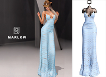 RAPTURE-Dress Marlow-Light Blue Logo