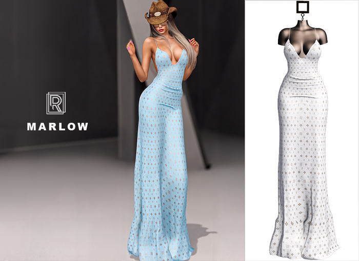 RAPTURE-Dress Marlow-Powder Logo