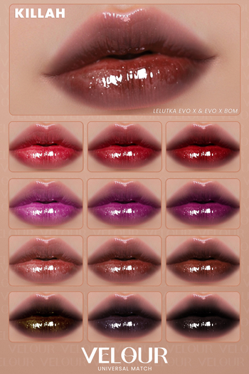 VELOUR "KILLAH" FADED LIPSTICK