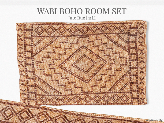 MINIMAL - Wabi Boho Room Set - Jute Rug