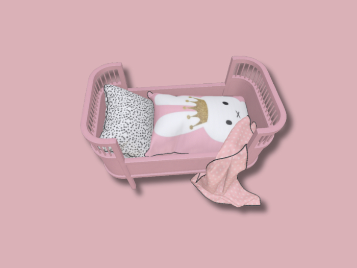 Baby Crib Pink