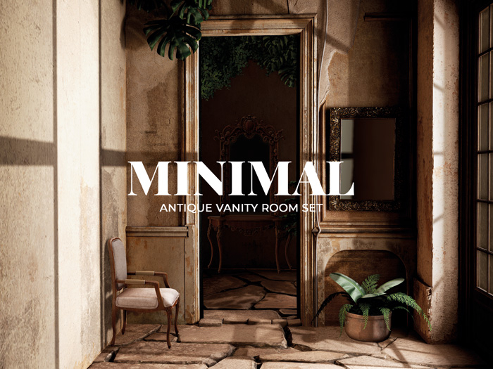 MINIMAL - Antique Vanity Room Set FATPACK