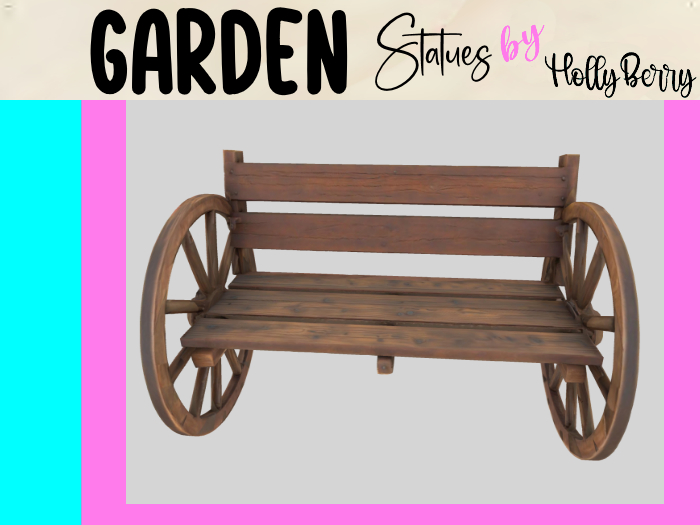 HB: Wagon Wheel Bench FuLL PERM