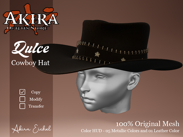 Akira Store - Dulce - Cowboy Hat - Leather 02