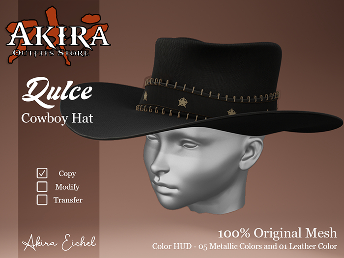 Akira Store - Dulce - Cowboy Hat - Leather 04