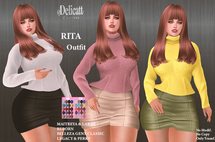 Delicatt Couture - Rita Outfit - #June#11