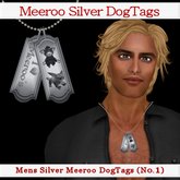 Mens Meeroo DogTags (Silver)(No1)